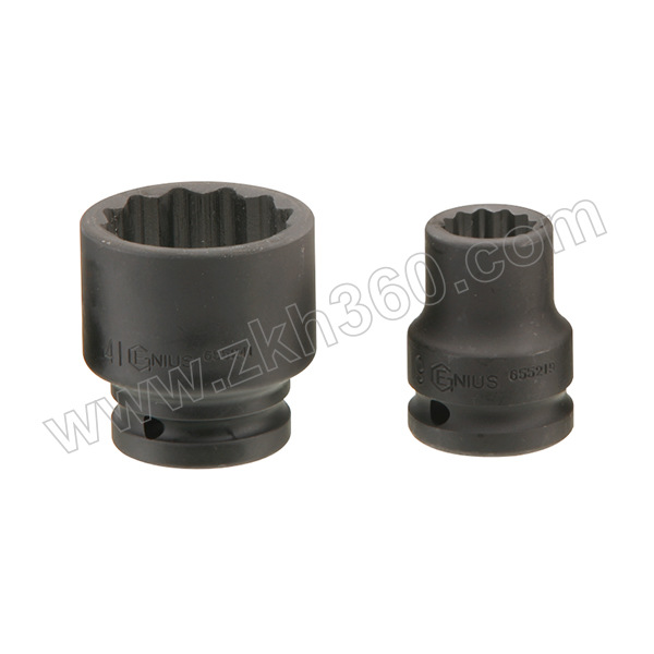 3/4″公制气动薄壁12角套筒（铬钼钢）GENIUS/天赋6552353/4″×