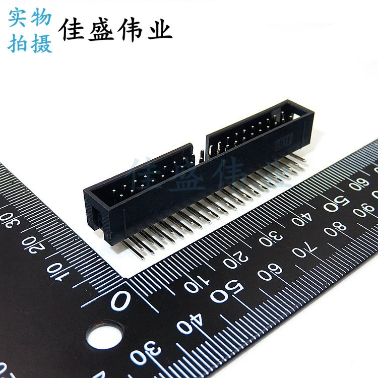 DC3-40PL 2*20P 2.54MM согнутый контакт медная штырь ISP интерфейс простой бычок простой роговая база согнутый контакт