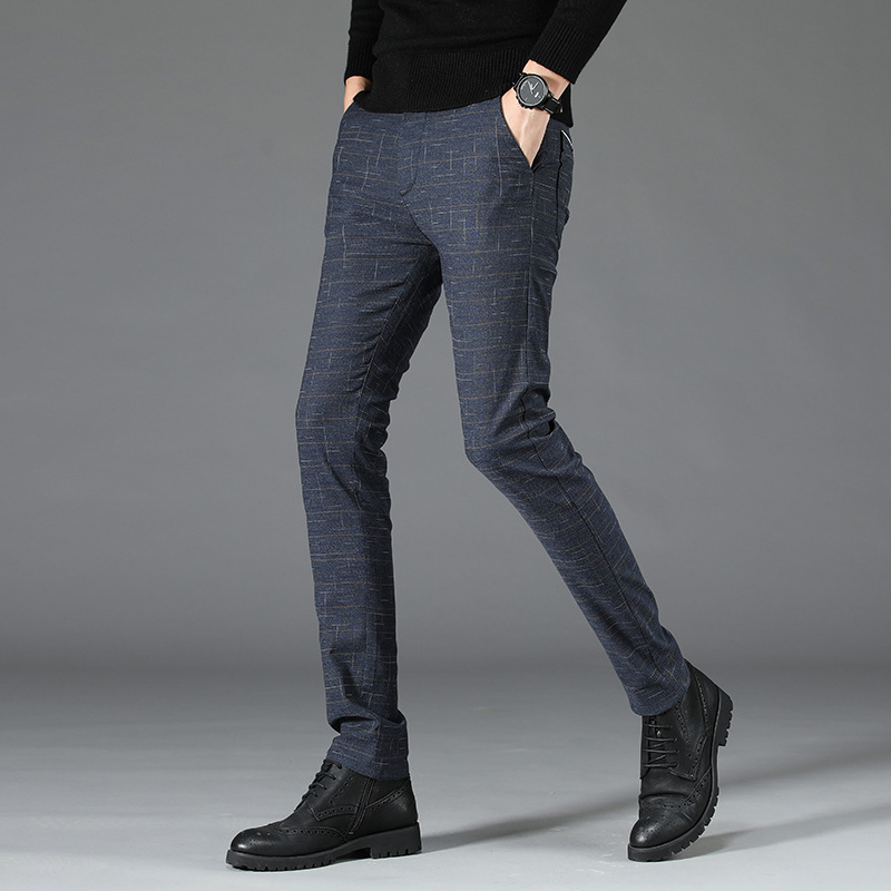 2023 Super Global Hot Style Low Price Trendy Quality Men's Cotton and Linen Casual Pants Source Spring Elastic Slim Fit