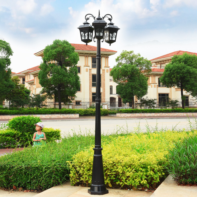 Garden lamp 3 m aluminum profile street lamp lawn garden lighting square landscape street lamp European garden lamp wholesale