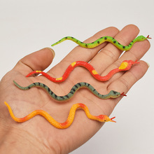 仿真迷你小蛇 pvc软胶小蛇 眼镜蛇 整蛊吓人玩具模型彩色小蛇批发