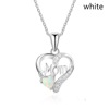 Necklace heart shaped, Birthday gift