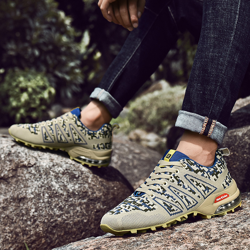 亞馬遜ebay獨立站2019新款防滑耐磨戶外徒步旅遊鞋低幫耐磨登山鞋