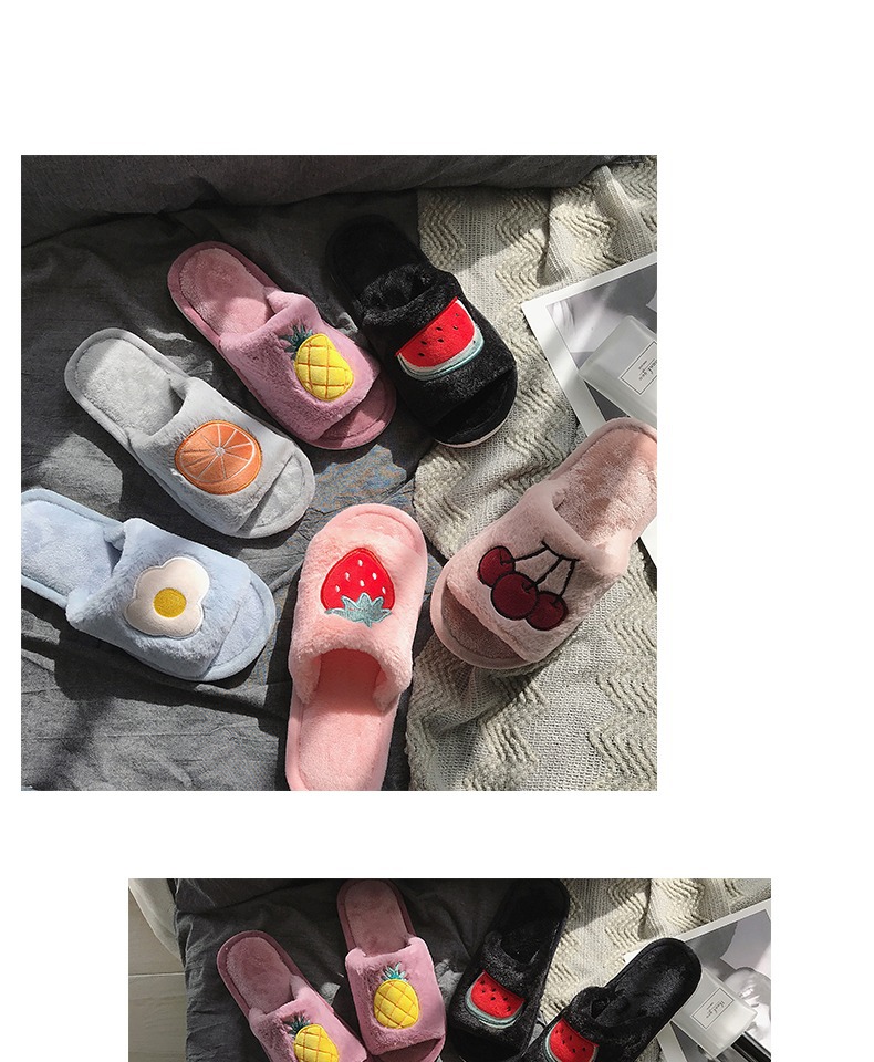 Image des Chaussons en Peluche Fruité 11