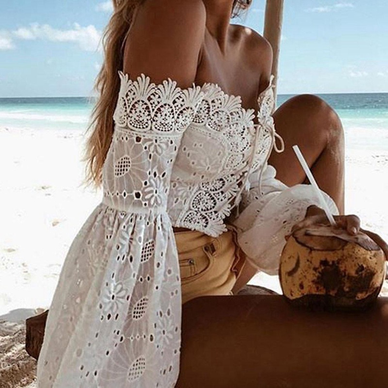 Lace Shirt Back View