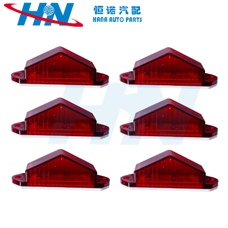 FUENTE fabricante de ventas transfronterizas camión universal D señal lateral ancho de luz advertencia anticolisión luz trasera