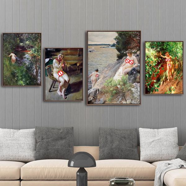 Swedish artist decorative painting core classical Andessone European…
