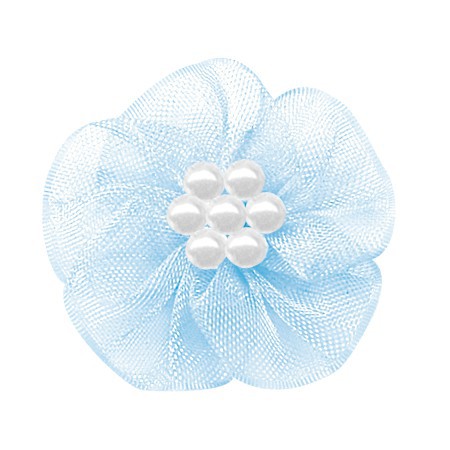 Yao Ming cinta de poliéster DIY pequeña flor ropa interior decoración hecha a mano cinta flor horquilla Decoración Accesorios