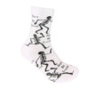 Don't be scared Halloween Skeleton Litto Midtop Cotton Socks