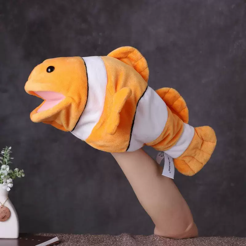 Hand puppet, toy, gloves for kindergarten, appeases doll