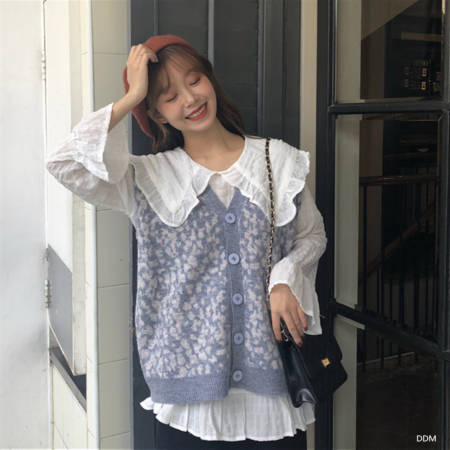 Gilet femme en Mouton cachemire - Ref 3316450 Image 29