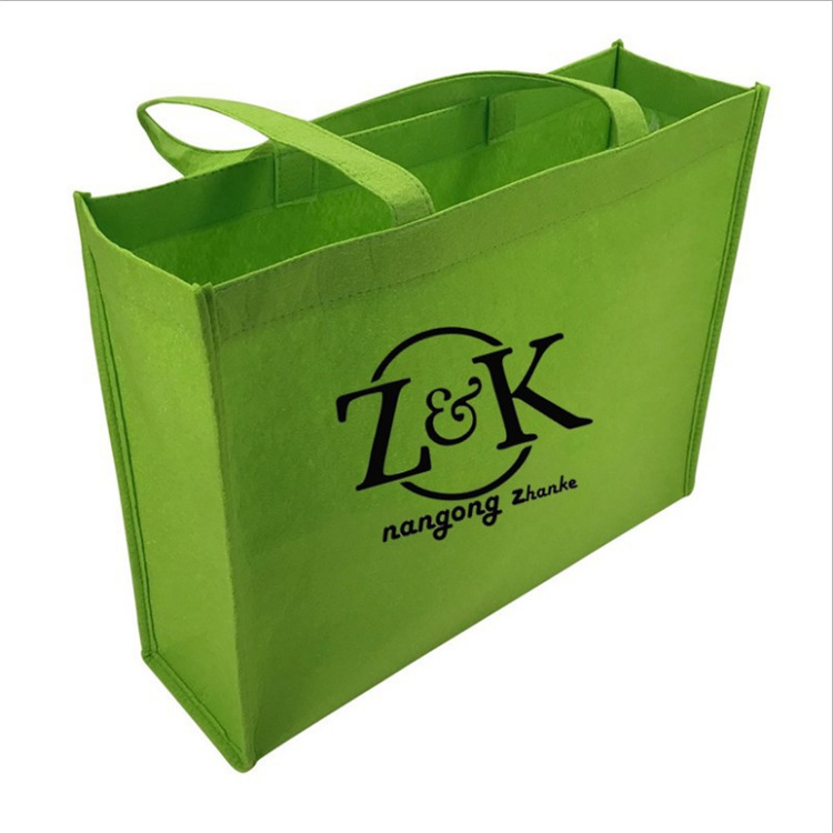 加厚毛毡服装化妆品童装鞋服手提袋无纺棉购物包装帆布袋定做LOGO|ms