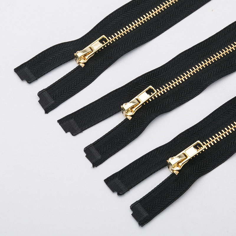厂家直供3号5号8号金属亮白金色齿皮衣服饰口袋鞋链箱包 金属拉链