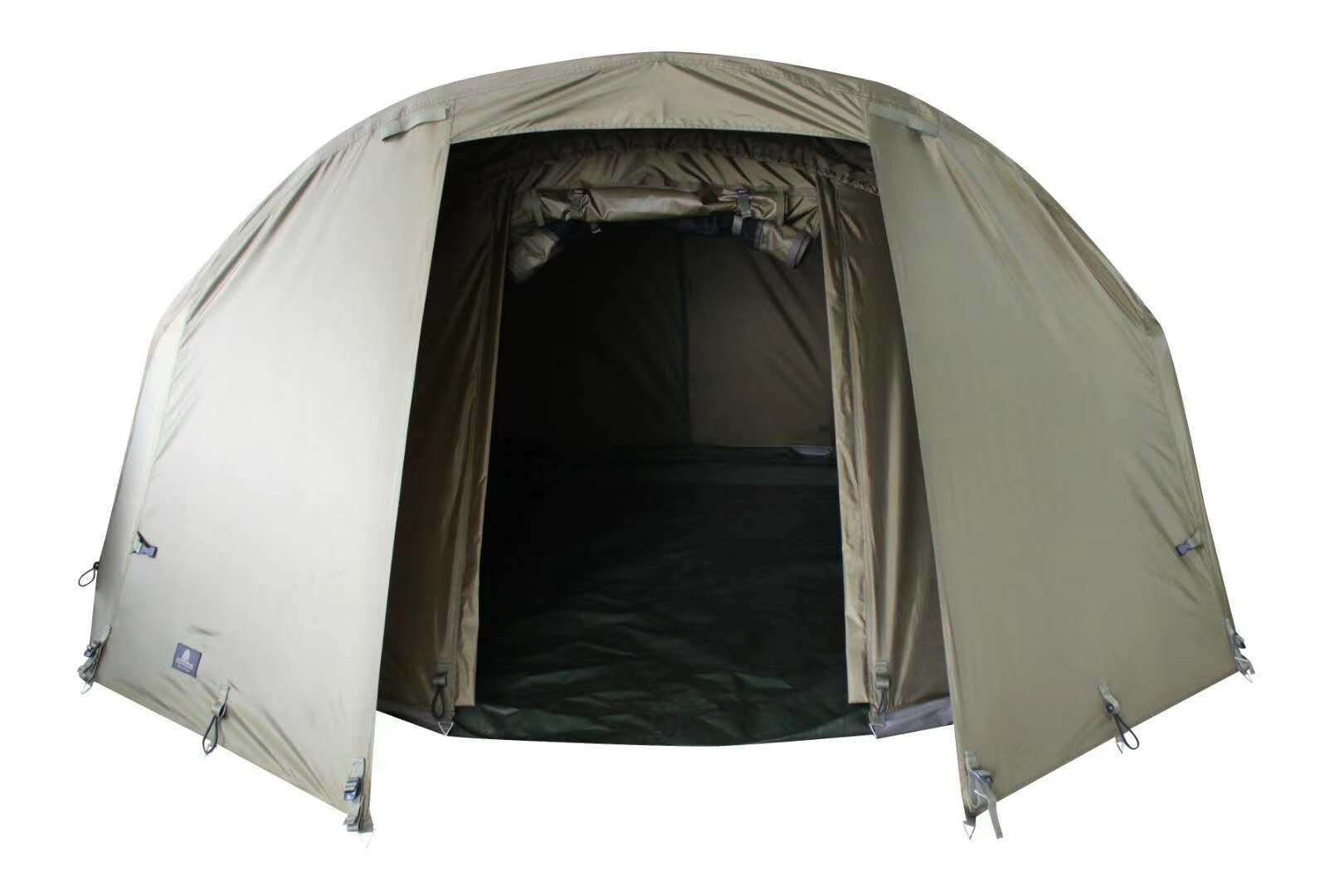 熊溪户外单人军绿色防水防蚊虫帐篷