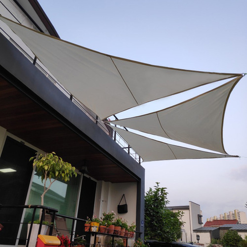 Cross-border triangular 3.6*3.6*3.6m shade sail outdoor awning landscape awning waterproof shade cloth