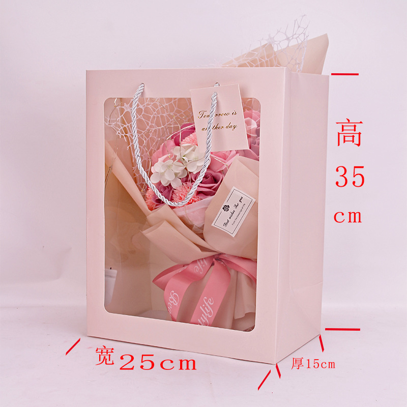 白卡手提花束-800