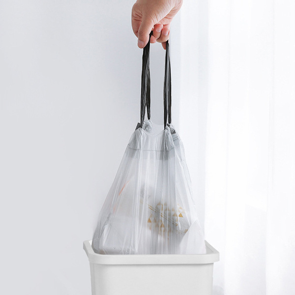 Handheld automatic plastic garbage bag for home use
