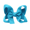 European and American cross -border hot -selling model Beckham Seven Same 3 -inch Children's Bow hair clip 34 plain colors