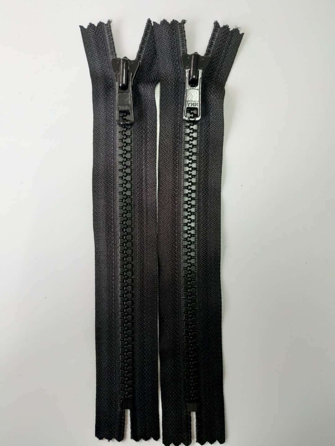 正品YKK拉链YKK八号树脂闭尾拉链YKK胶牙拉链注塑拉链鞋链口袋链
