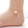 Ankle bracelet heart-shaped heart shaped, European style, wholesale