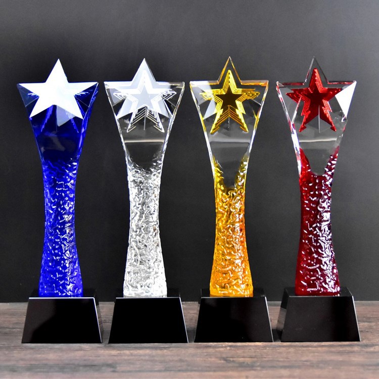 new pattern Manufactor Direct selling high-grade crystal trophy medal End of the year Anniversary Awards trophy