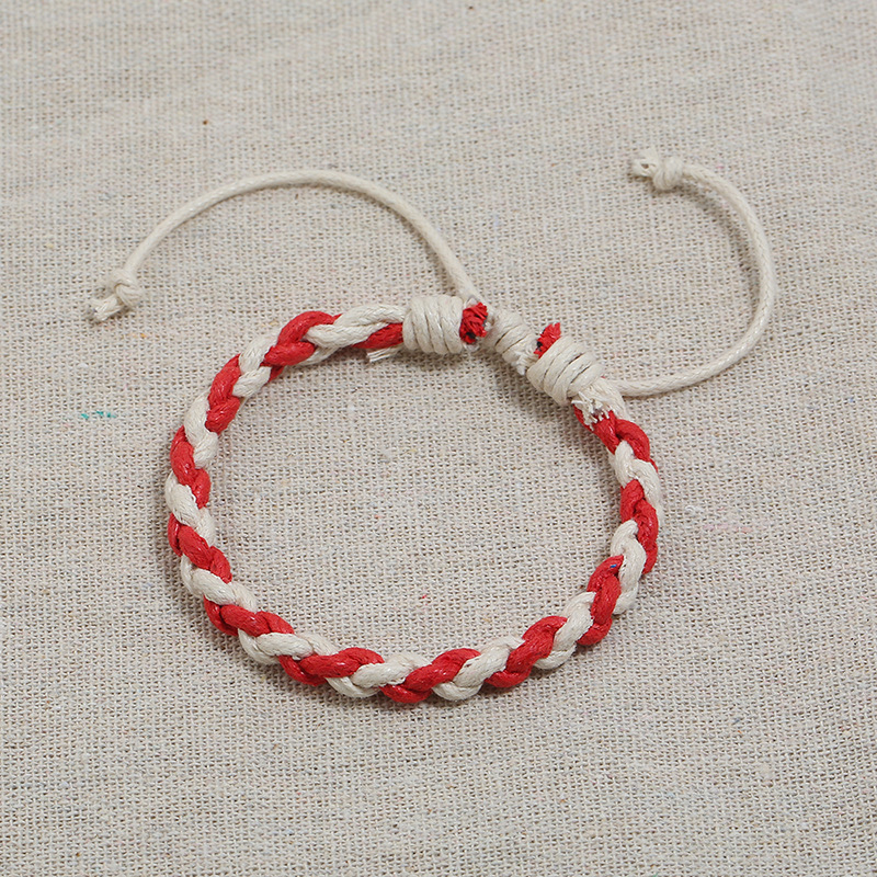 New color couple hand-woven bracelet