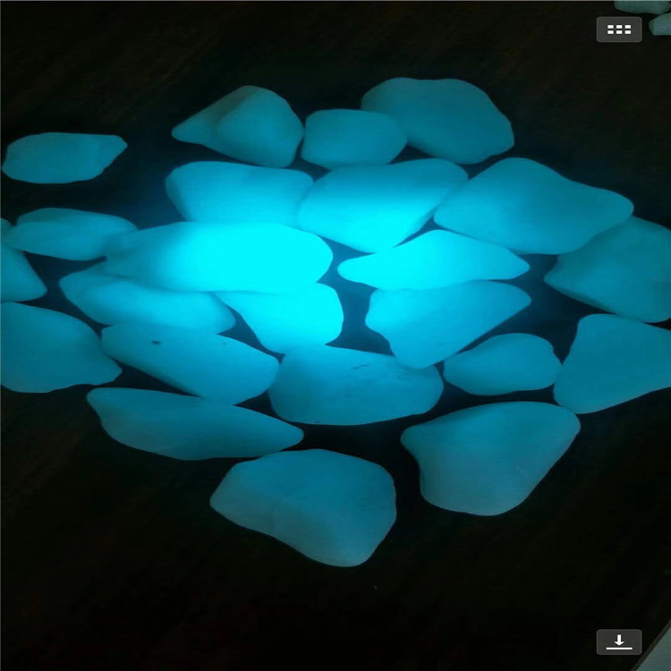 夜光石厂家销售  发光鹅卵石 地坪荧光石 树脂夜光鹅卵石