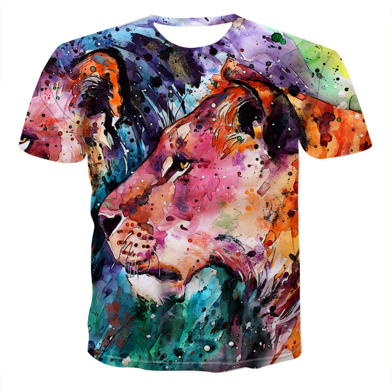 T-shirt imprimé en 3D Homme - Ref 3424285 Image 5