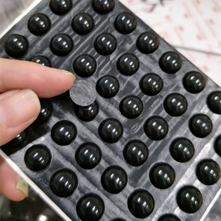 Прозрачный стеклянный резиновый коврик дверная ручка анти-столкновение резиновый зерновой шкаф глушитель коврик полусферический самоклеящийся нескользящий коврик оптом