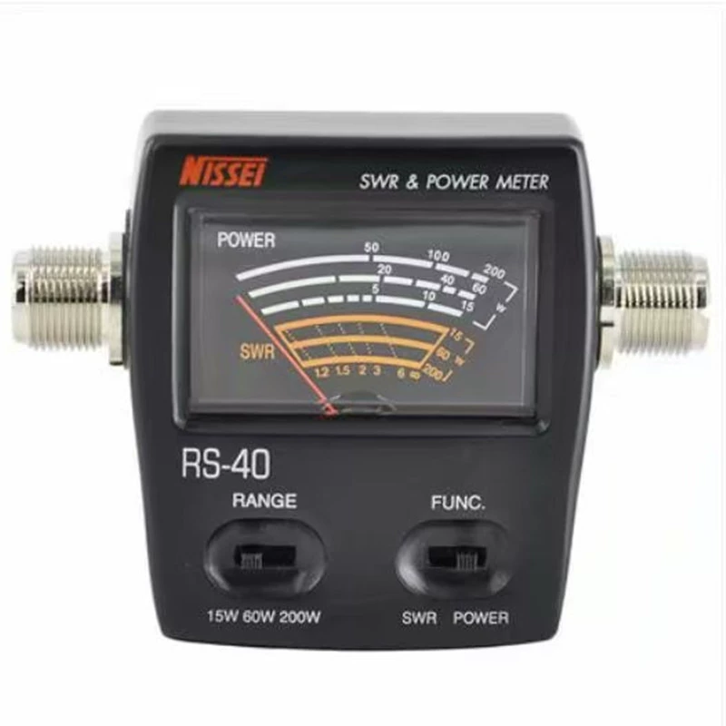 Оригинальные товары Тайвань NISSEI Nasheng RS-40 измеритель мощности стоячей волны УФ двухсегментный измеритель мощности RS40 измеритель мощности стоячей волны