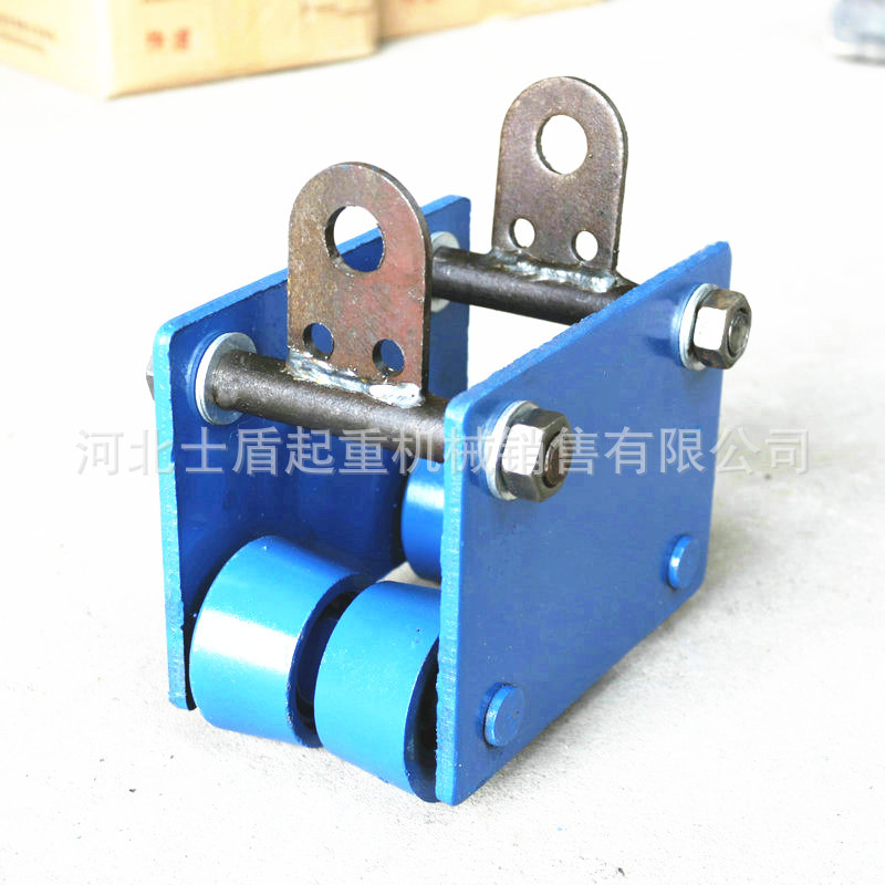 厂家直销 电动提升机专用手推跑车0.5T1T工轨跑车工字钢滑轮滑车