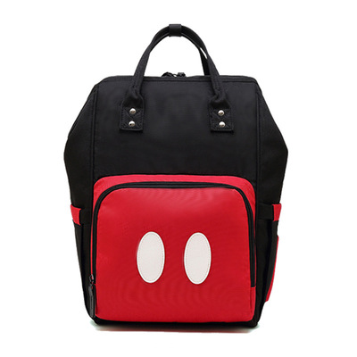 波点妈咪包2019新款时尚多功能大容量双肩包外出妈妈母婴包轻便|ru