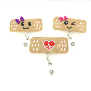 Fabric smiley face easy-pull buckle retractable easy-pull peach heart fabric easy-pull buckle retractable buckle khaki easy-pull buckle