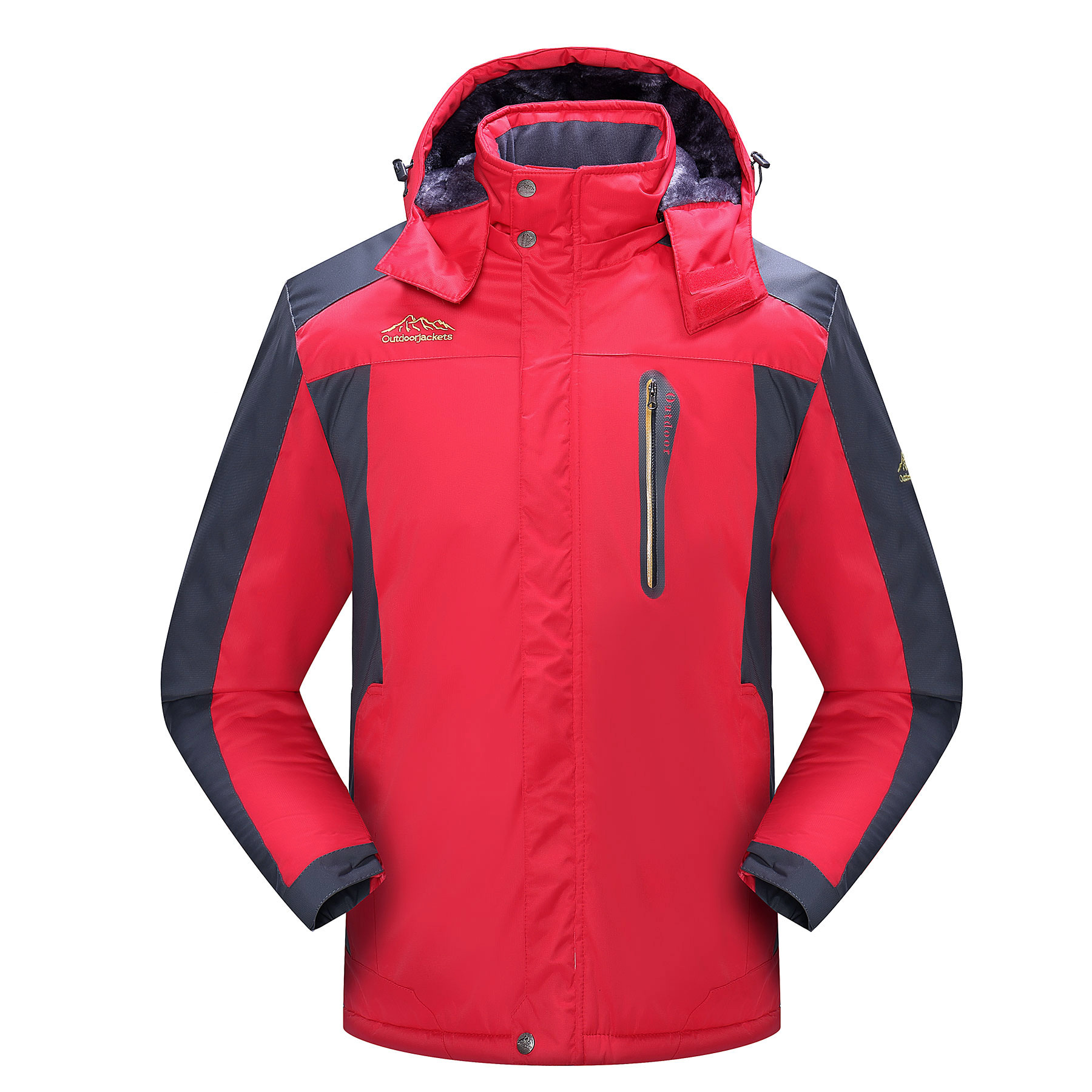 Trajes de asalto transfronterizos para hombres y mujeres en invierno grueso chaqueta impermeable y cálida pareja al aire libre trajes de montaña a prueba de frío