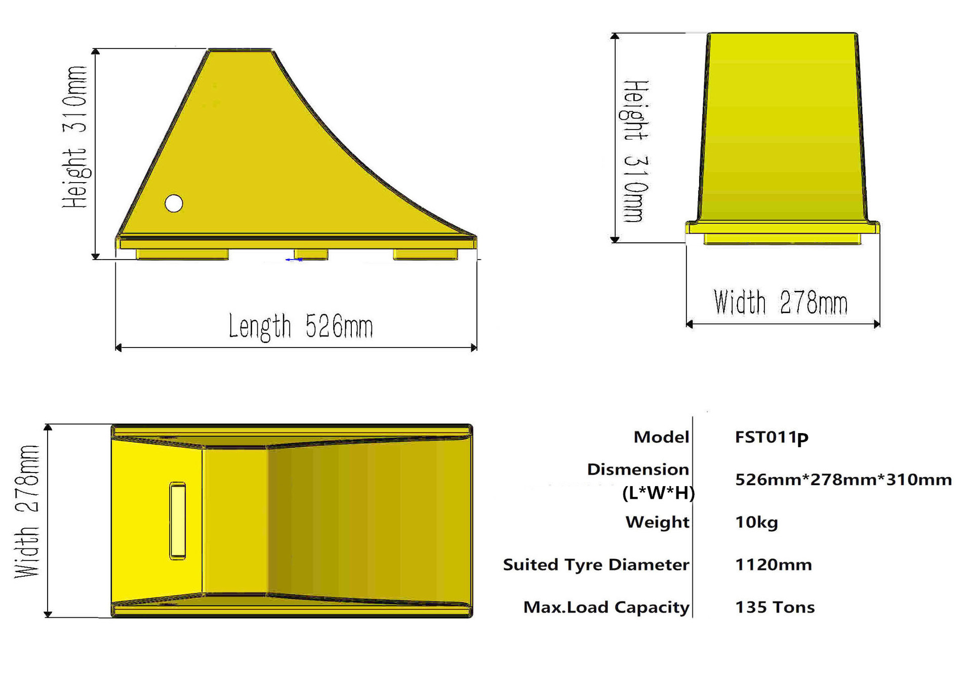富顺直供聚氨酯汽车止轮器  汽车防滑块  汽车定位器  阻胎器