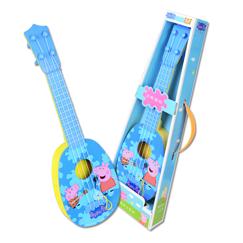 贝芬乐小猪佩奇尤克里里佩琪猪儿童吉他可弹奏男孩女孩初学者玩具