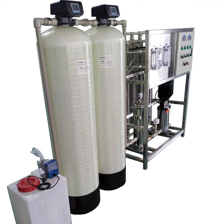2t/h一级RO反渗透纯净水处理设备 工业电泳电镀用全自动纯水设备