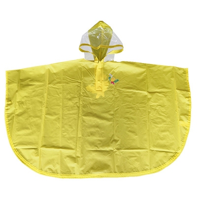 eva卡通斗篷雨衣加厚半圆形防水防污单车雨披无袖儿童雨衣定制|ms