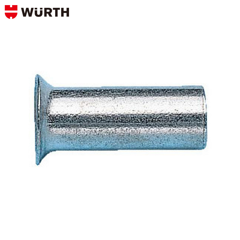 wurth/伍尔特裸过线管-DIN46228-CU-(J2N)-4,0X12,0, 500个/包