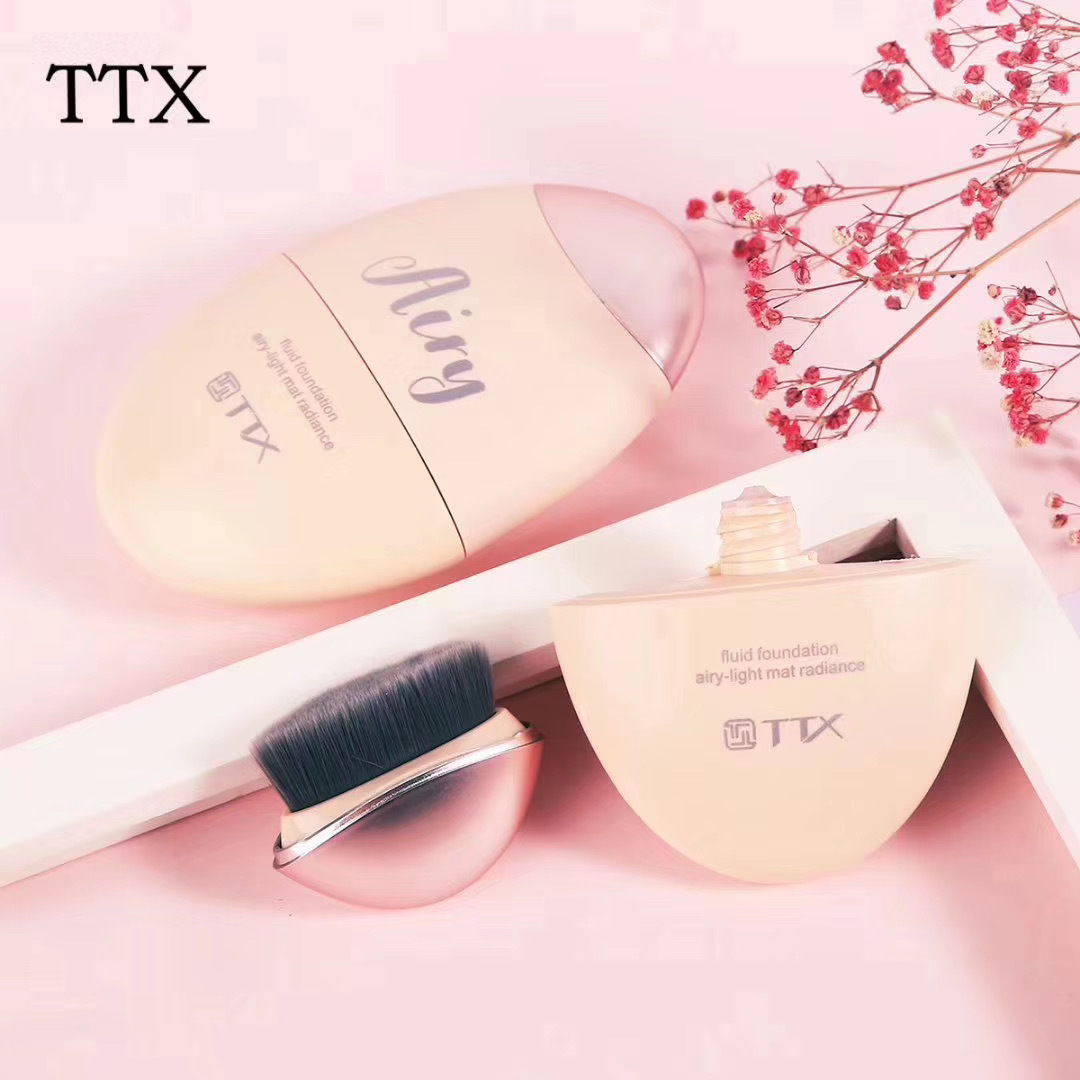 TTX空气刷创意蛋蛋粉底液 遮瑕水润轻薄透亮不脱妆持妆