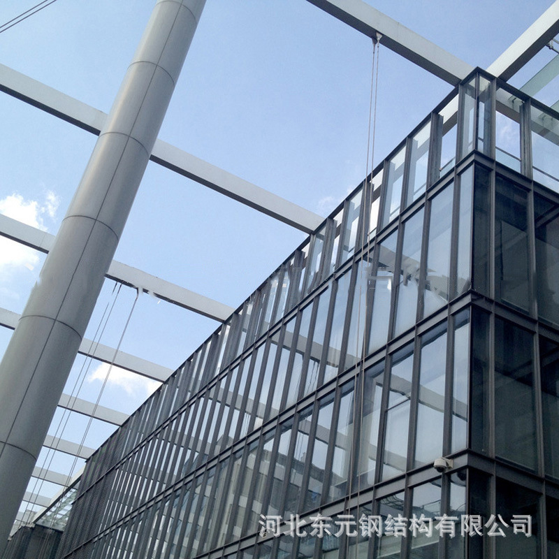河北钢结构车间 环保钢结构车间 汽车4s店展厅 钢结构展厅