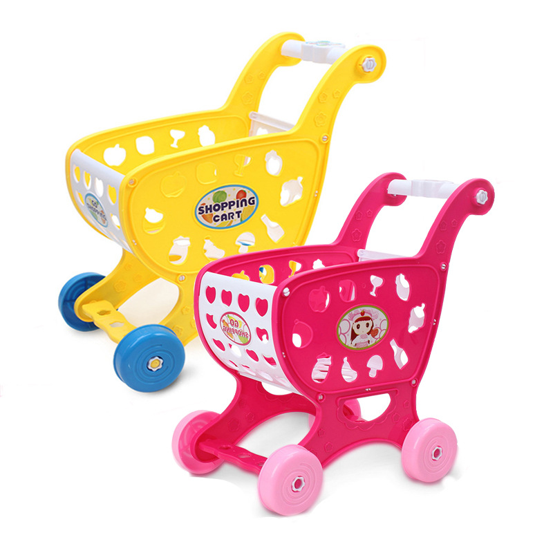 【包郵】兒童過家家玩具迷妳購物車手推車仿真超市購物車男孩女孩