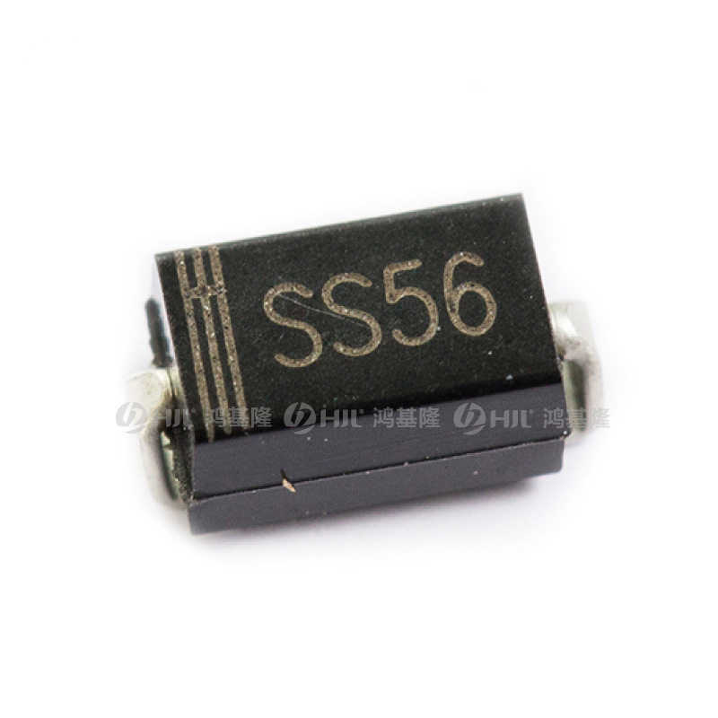 贴片肖特基二极管SS56 SR560 SMA DO-214AC肖特基管5A/60V现货
