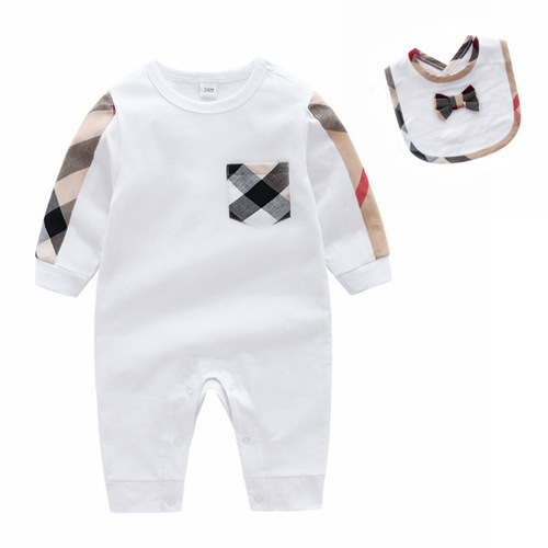 Infant Onesie Spring and Autumn Pure Cotton Newborn Baby Sleepwear Newborn Girl Romper Crawl Suit Long Sleeve Fall for Boys 