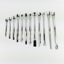 不锈钢三合一勺子3合1双头取样勺微量匙