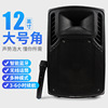 JIY Square Dance Sound 12 outdoors high-power Bluetooth wireless Microphone move Lo-fi pull rod loudspeaker box