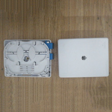 新款2芯光纖面板接線盒2口ABS光纖桌面室內光纖終端信息面板盒