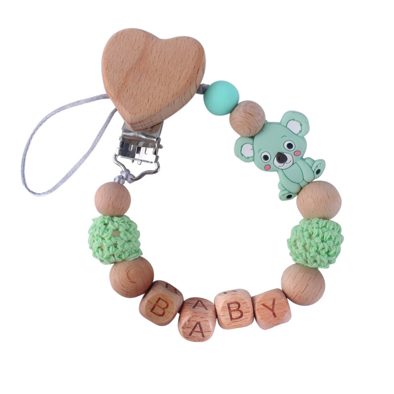 Comercio exterior nueva cadena de chupete de silicona suministros para bebés cadena anti-Caída de mordedor Amazon AliExpress cadena anti-perdida