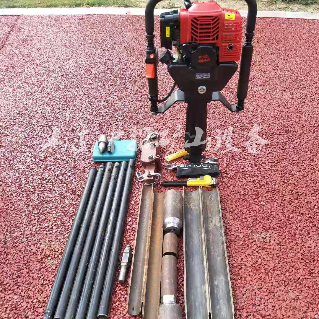 厂家直销环保轻型单人汽油取芯钻机  手持汽油土壤取样钻机