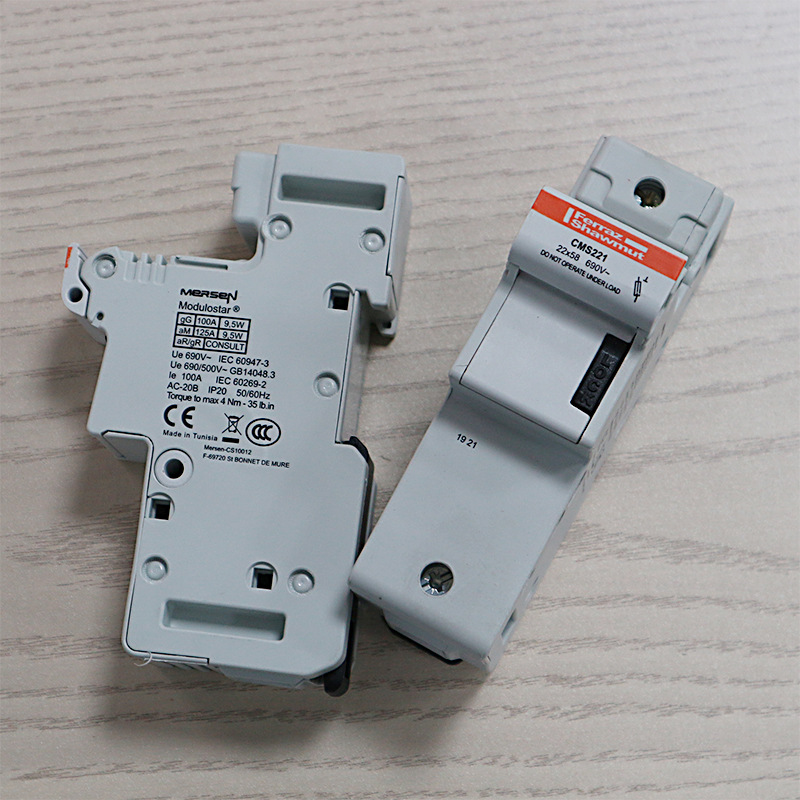 现货 法雷 CMS221 保险丝座底座 22x58 690V熔断器底座